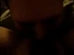My husband uses his tongue to burrow into my juicy hirsute fur pie and rectal hole.